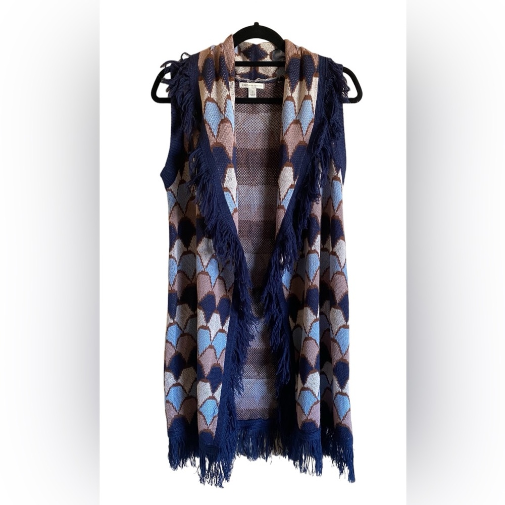 Women’s Cato Boho Long Sweater Vest Small